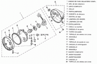 Despiece del faro delantero